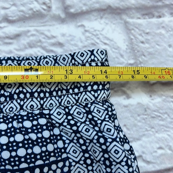 Tommy Bahama women’s casual wide leg pants navy blue & white - Picture 7 of 9